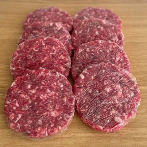 Hamburguesas de rulo de cabra carnicería mega